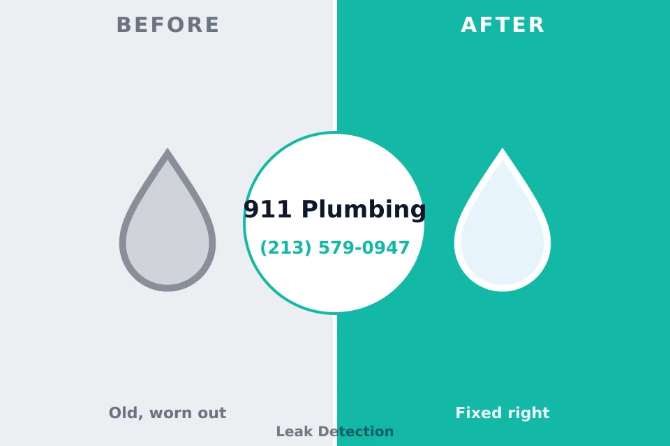 Before and after: plumbing repair Deer Trail, CO